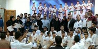 تجلیل از قهرمانان تیم کیوکوشین کانامورا استان خوزستان